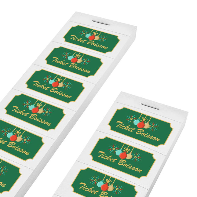 Carnet de tickets boisson fêtes de fin d'année - 1000 tickets