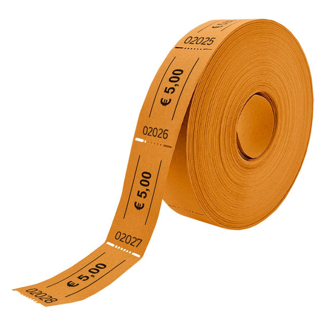 Tickets buvette avec 5,00 € sur rouleau - 1000 tickets
