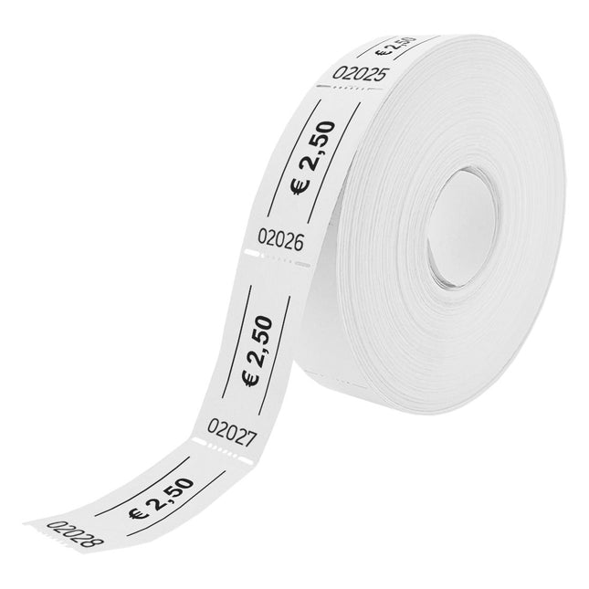 Tickets buvette avec 2,50 € sur rouleau - 1000 tickets