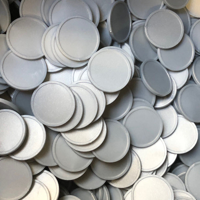 Jeton Argent Ø29 mm - 100 pièces