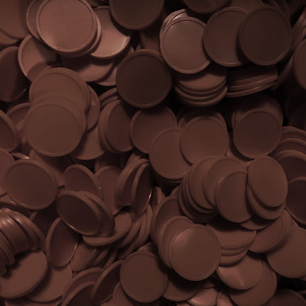 Jeton Marron Ø29 mm - 100 pièces