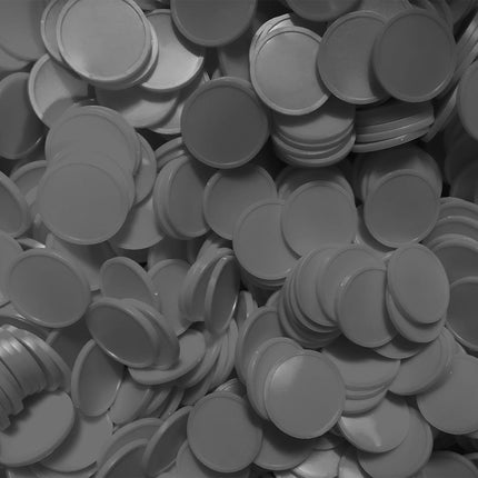 Jeton Gris Ø29 mm - 100 pièces