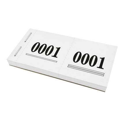 Carnet de tickets vestiaire numérotés - 1000 tickets