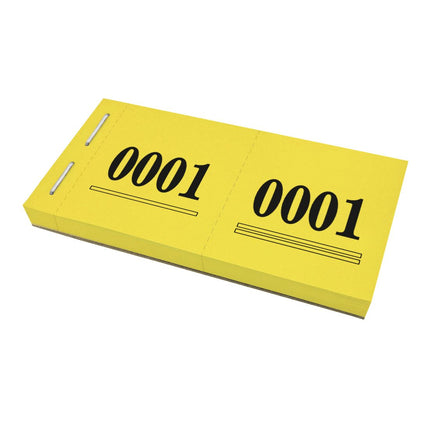 Carnet de tickets vestiaire numérotés - 1000 tickets