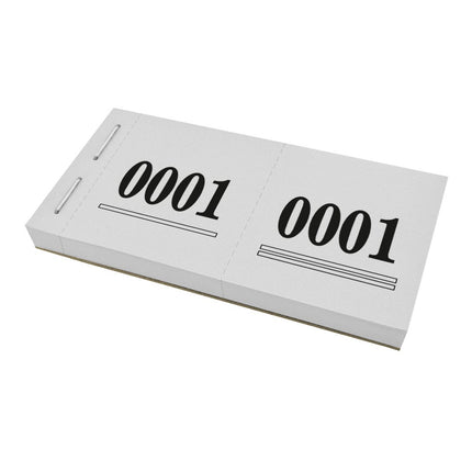 Carnet de tickets vestiaire numérotés - 1000 tickets
