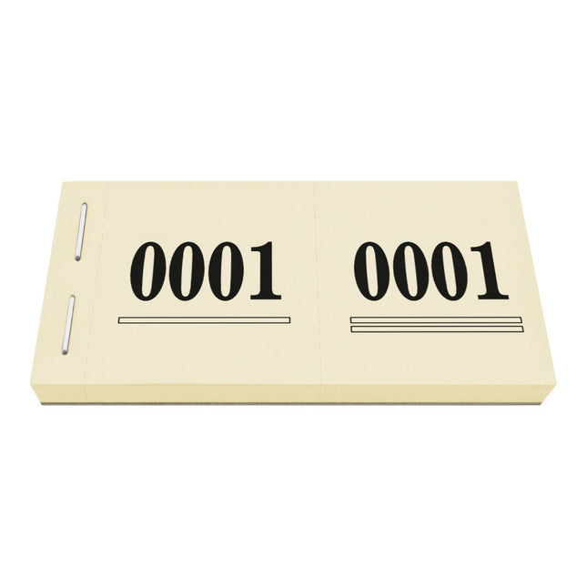 Carnet de tickets vestiaire numérotés - 1000 tickets