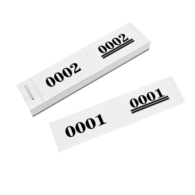 Mini bloc vendeur numéroté - carnet de 1000 tickets