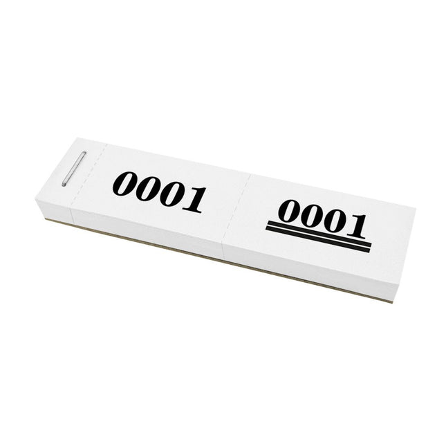 Mini bloc vendeur numéroté - carnet de 1000 tickets