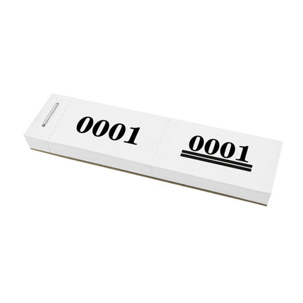 Mini bloc vendeur numéroté - carnet de 1000 tickets