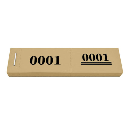 Mini bloc vendeur numéroté - carnet de 1000 tickets