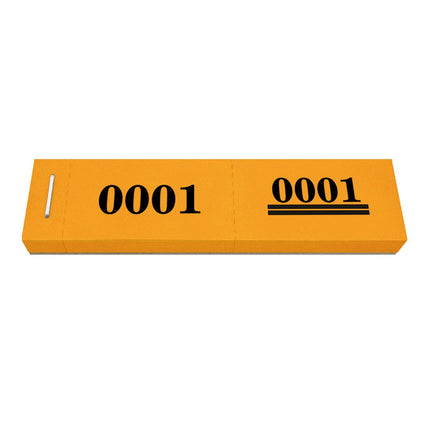 Mini bloc vendeur numéroté - carnet de 1000 tickets