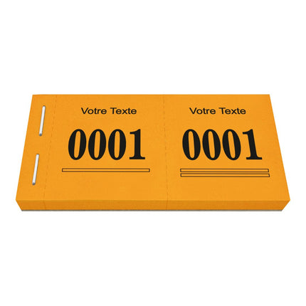 Bloc vendeur tombola Safe - avec propre texte - 1000 tickets