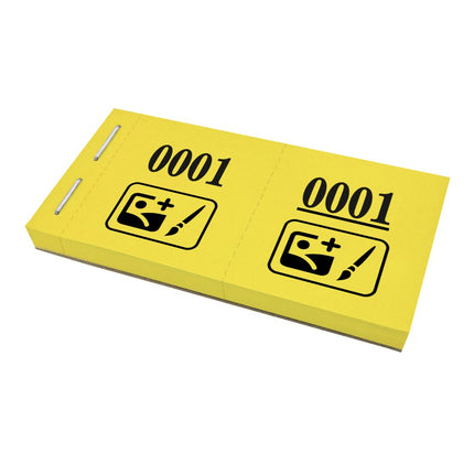 Carnet de tickets vestiaire à personnaliser - 1000 tickets