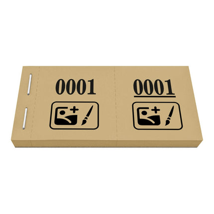 Bloc vendeur avec propre design - 1000 tickets