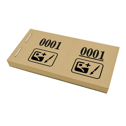Carnet de tickets vestiaire à personnaliser - 1000 tickets