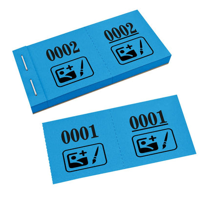 Carnet de tickets vestiaire à personnaliser - 1000 tickets