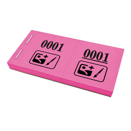 Carnet de tickets vestiaire à personnaliser - 1000 tickets