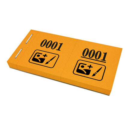 Carnet de tickets vestiaire à personnaliser - 1000 tickets