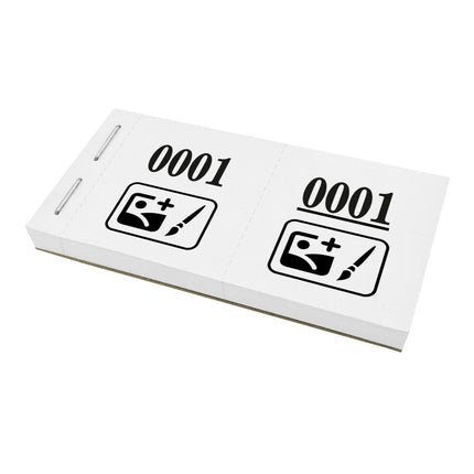 Carnet de tickets vestiaire à personnaliser - 1000 tickets