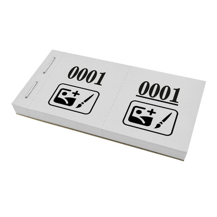 Carnet de tickets vestiaire à personnaliser - 1000 tickets