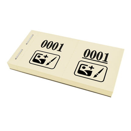 Carnet de tickets vestiaire à personnaliser - 1000 tickets