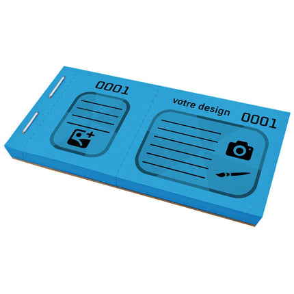 Bloc vendeur à personnaliser - 600 tickets