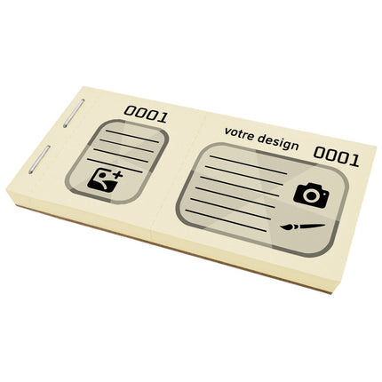 Bloc vendeur XXL avec propre design - 300 tickets