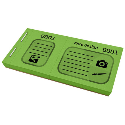 Bloc vendeur à personnaliser - 600 tickets