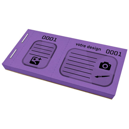 Bloc vendeur à personnaliser - 600 tickets