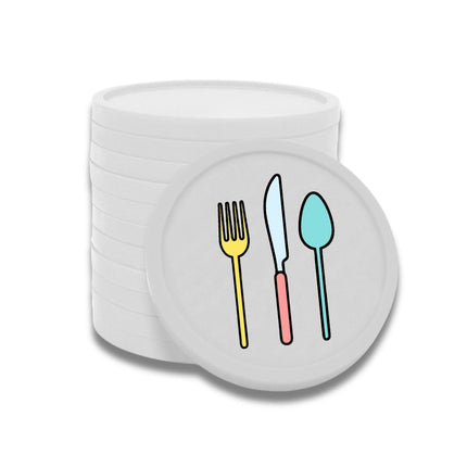 Jetons pour buvette couverts Ø29 mm - 100 pièces