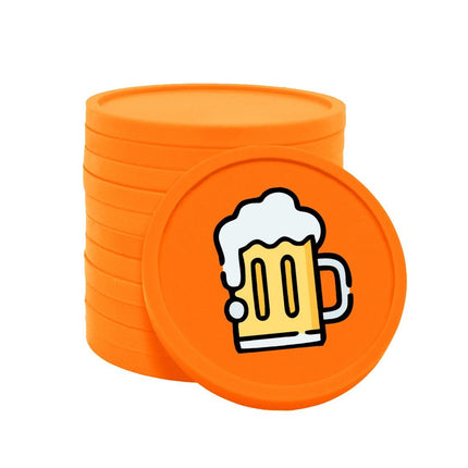 Jetons pour buvette chope de bière Ø29 mm - 100 pièces