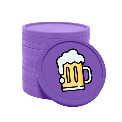 Jetons pour buvette chope de bière Ø29 mm - 100 pièces