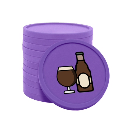 Jetons pour buvette bière spéciale Ø29 mm - 100 pièces