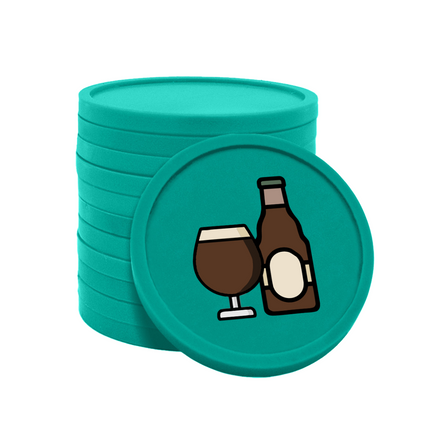 Jetons pour buvette bière spéciale Ø29 mm - 100 pièces