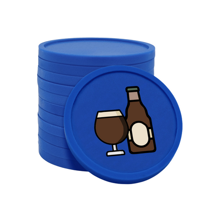 Jetons pour buvette bière spéciale Ø29 mm - 100 pièces