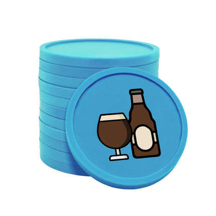 Jetons pour buvette bière spéciale Ø29 mm - 100 pièces