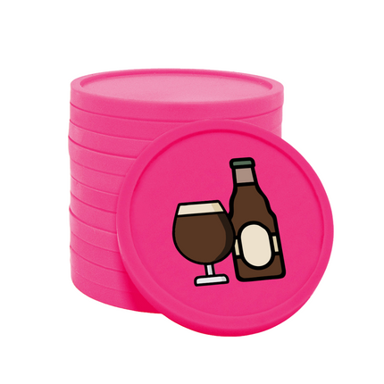 Jetons pour buvette bière spéciale Ø29 mm - 100 pièces
