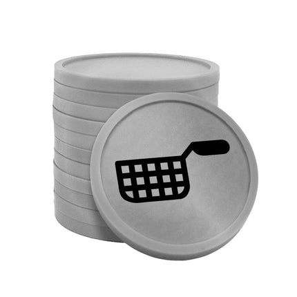 Jetons pour buvette friteuse Ø29 mm - 100 pièces