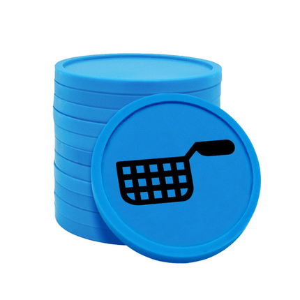 Jetons pour buvette friteuse Ø29 mm - 100 pièces