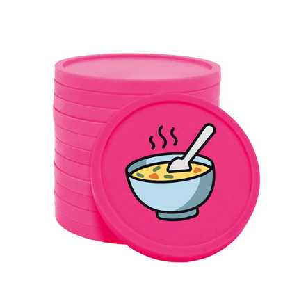 Jetons pour buvette soupe Ø29 mm - 100 pièces
