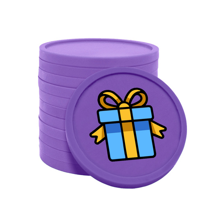 Jetons pour buvette cadeau Ø29 mm - 100 pièces