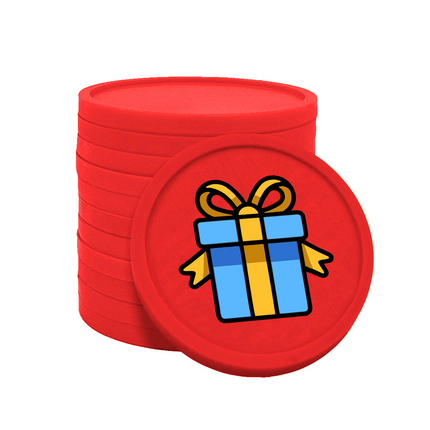 Jetons pour buvette cadeau Ø29 mm - 100 pièces