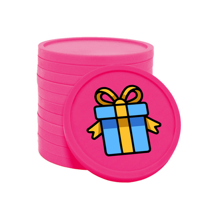 Jetons pour buvette cadeau Ø29 mm - 100 pièces