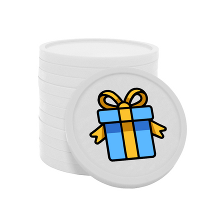 Jetons pour buvette cadeau Ø29 mm - 100 pièces