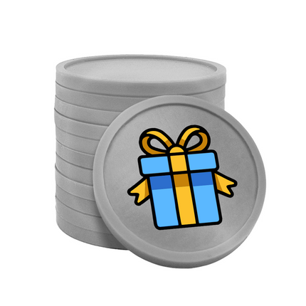 Jetons pour buvette cadeau Ø29 mm - 100 pièces