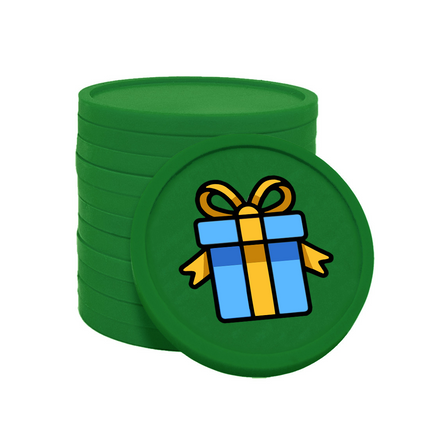 Jetons pour buvette cadeau Ø29 mm - 100 pièces