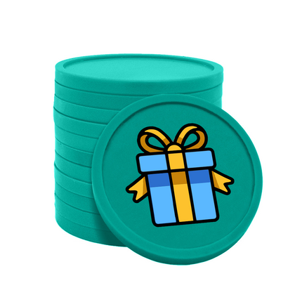 Jetons pour buvette cadeau Ø29 mm - 100 pièces