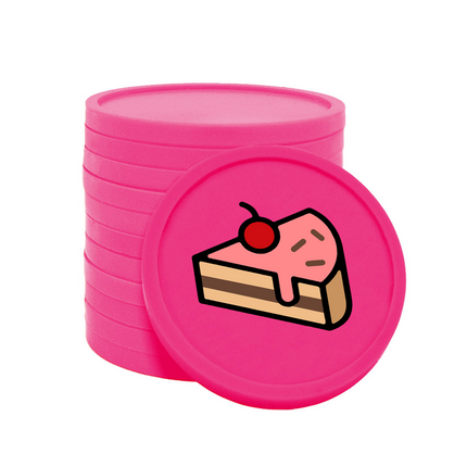 Jetons pour buvette pâtisserie Ø29 mm - 100 pièces