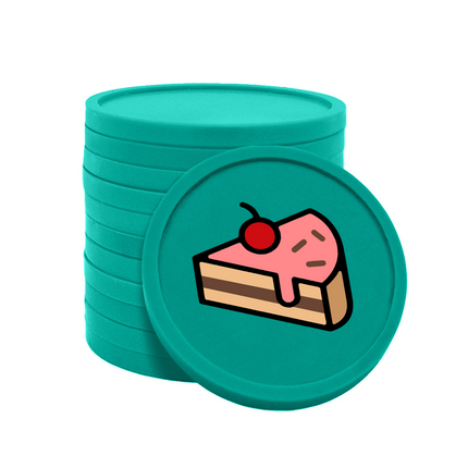 Jetons pour buvette pâtisserie Ø29 mm - 100 pièces