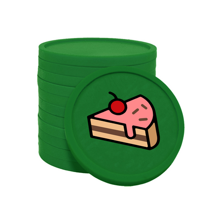 Jetons pour buvette pâtisserie Ø29 mm - 100 pièces